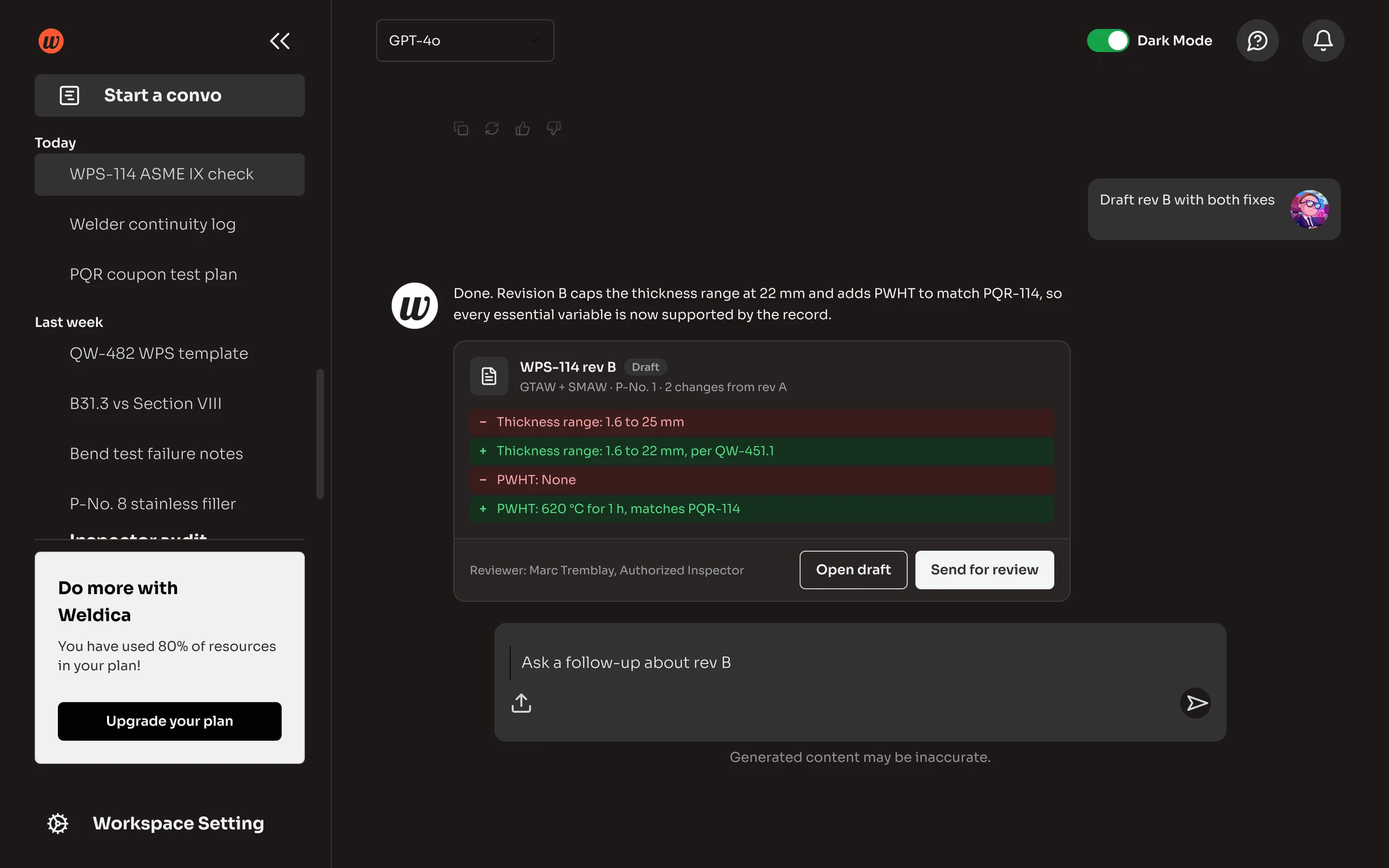 Desktop, dark: the drafted revision B with its two changes